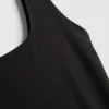 Vestido midi de cuello cuadrado «Second Skin»