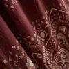Vestido midi recto con estampado de paisley de Paula Echevarría
