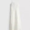 Vestido midi «The Edit» con bordados
