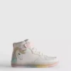 Zapatillas altas luminosas con diseño de unicornio