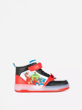 Zapatillas altas luminosas de Marvel