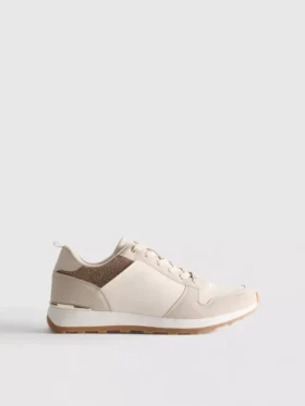 Zapatillas de caña baja con detalle «Diamanta»