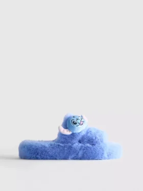Zapatillas de Casa mullidas de Disney con dos tiras de Stitch