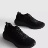 Zapatillas de cordones de punto
