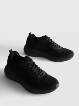 Zapatillas de cordones de punto