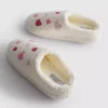 Zapatillas de felpa con corazón