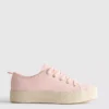 Zapatillas de lona con suela plana de yute