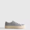 Zapatillas de lona con suela plana de yute
