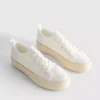 Zapatillas de lona con suela plana de yute