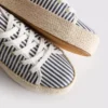 Zapatillas de lona con suela plana de yute