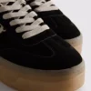 Zapatillas de suela gruesa de goma con estampado de leopardo