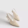 Zapatos de Tacón con puntera puntiaguda de malla tejida