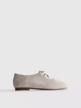 Zapatos Planos con detalle de lazo