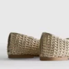 Zapatos planos trenzados