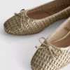 Zapatos planos trenzados