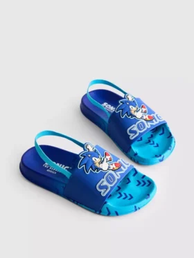 Zapatos tipo zueco con correa trasera de Sonic the Hedgehog